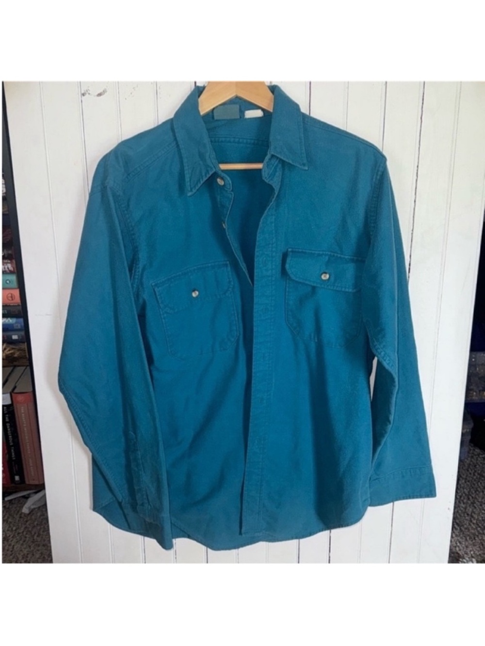 Woolrich Button Down Shirt Blue Size L